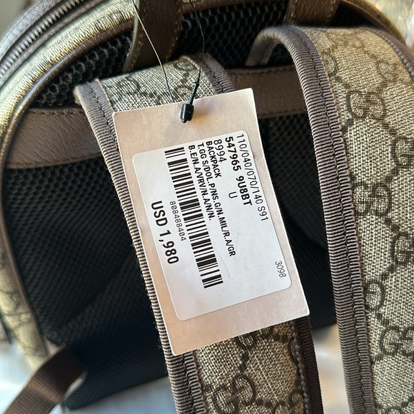 GUCCI OPHIDIA GG SMALL BACKPACK - Picture 3 of 5